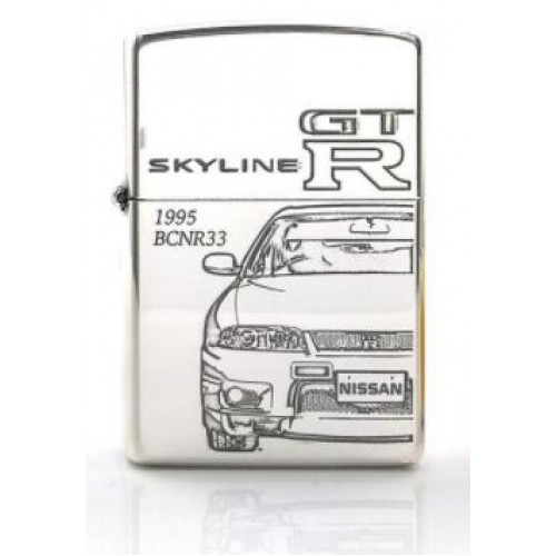 日版Zippo Nissan GTR-50周年聯名限量火機-BCNR33 (ZBT-5-189)