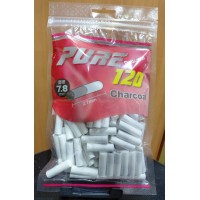 Pure Regular Charcoal 7.8X27mm活炭常規濾咀120個(PURE680040)