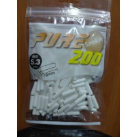 Pure Super Slim 5.3x18mm 原味超薄濾嘴 一包200個 (PURE68057)韓國製造