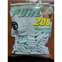 Pure Super Slim 5.3x18mm 超薄薄荷濾嘴 一包200個 (PURE680064)韓國製造